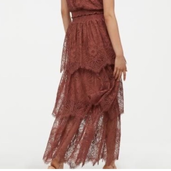 COPY - Lace Tiered Maxi Skirt - Picture 2 of 8